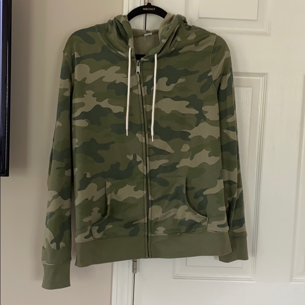 Camo hoodie. Old navy. Large